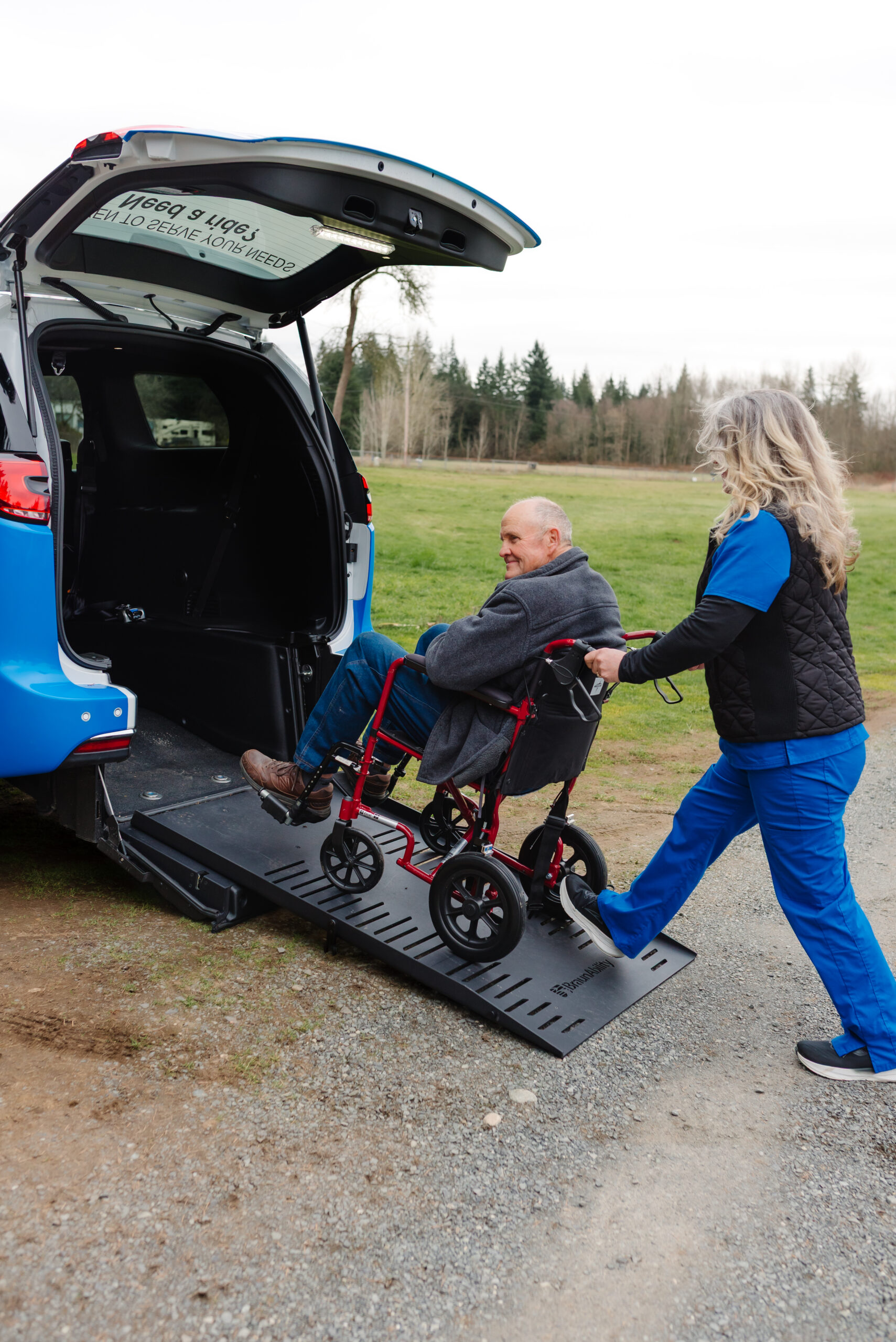 Van in transport chair 2 scaled